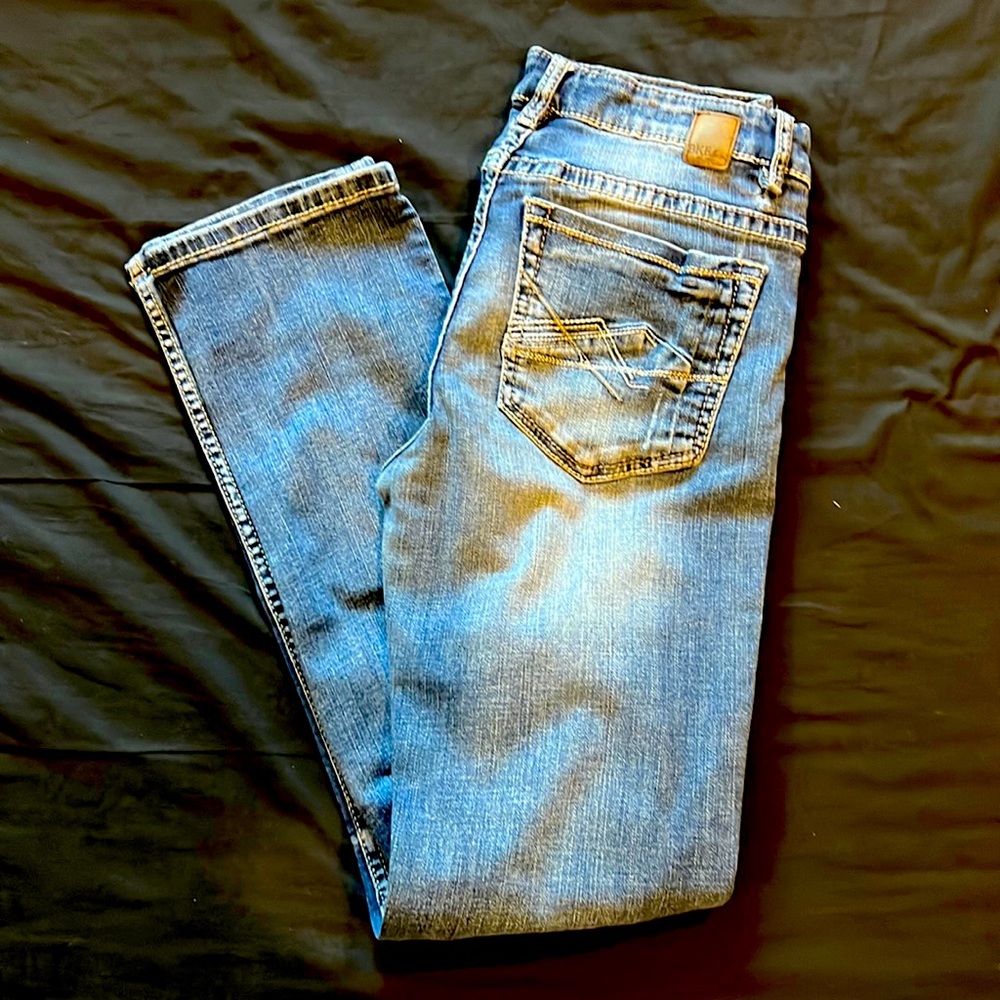 BKE Stella Mid Rise Straight Jeans 29R